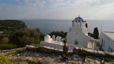 A video showing the trails of Sifnos